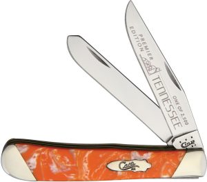 Case Cutlery Trapper Tennessee Orange Folding Knife