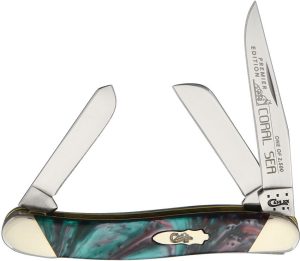 Case Cutlery Medium Stockman Coral Sea Folding Knife