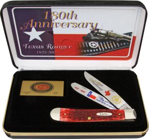 Case Cutlery Texas Ranger Trapper 180th Anniversary Knife