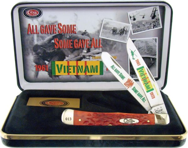 Case Cutlery Vietnam Trapper Gift Set Limited Edition Knife