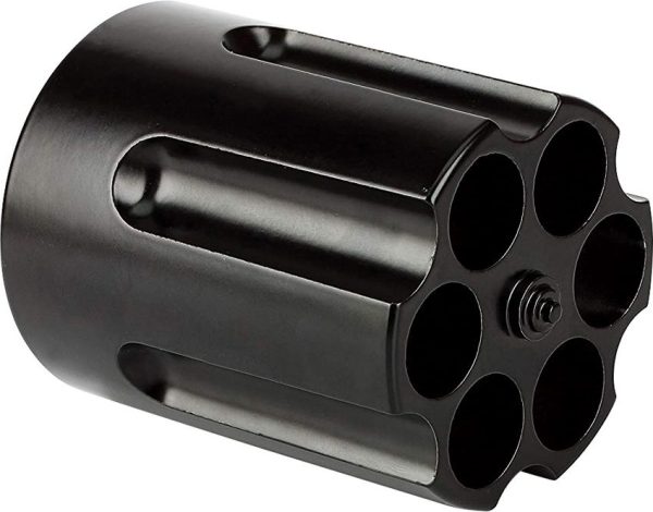 Caliber Gourmet Revolver Pen Holder Black Aluminum