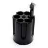 Caliber Gourmet Revolver Pen Holder Black Aluminum