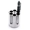 CBG1007_add_01.jpg Caliber Gourmet Revolver Pen Holder Silver Aluminum