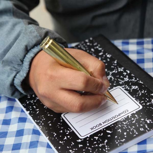 Caliber Gourmet 50 Cal Bullet Twist Pen - Gold Stainless