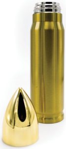 CBG1032.jpg Caliber Gourmet Bullet Thermo Bottle - Gold Stainless 17oz