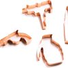 Caliber Gourmet Cookie Cutters Set - Copper Stainless Steel