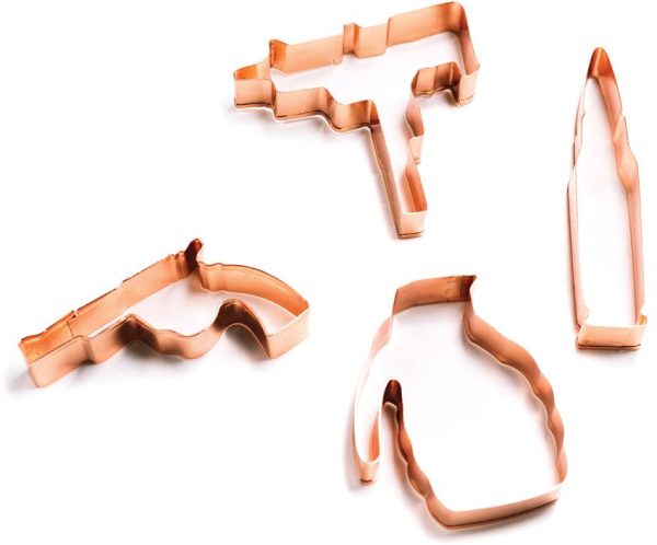 Caliber Gourmet Cookie Cutters Set - Copper Stainless Steel