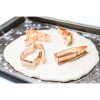 Caliber Gourmet Cookie Cutters Set - Copper Stainless Steel