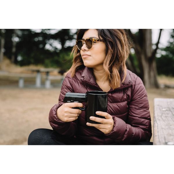 Caliber Gourmet Gun Mug - Black Ceramic 18oz