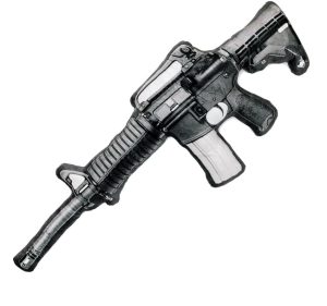 Caliber Gourmet Assault Rifle Pillow Black