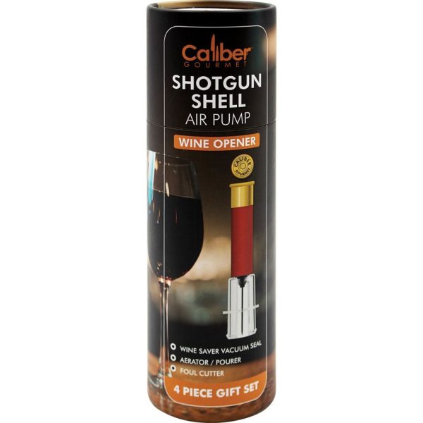 Caliber Gourmet Shot Shell Wine Opener Set