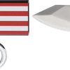 Caliber Gourmet USA Keychain Knife 12 Pack Stainless Folding