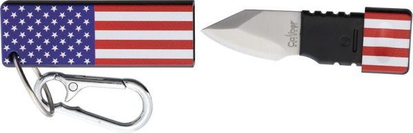 Caliber Gourmet USA Keychain Knife 12 Pack Stainless Folding