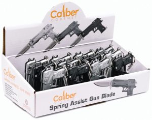 CBGDB02.jpg Caliber Gourmet Gun Knife Keychain - 12 Piece Set