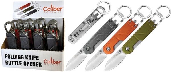 Caliber Gourmet Framelock Display - 12 Pack Orange