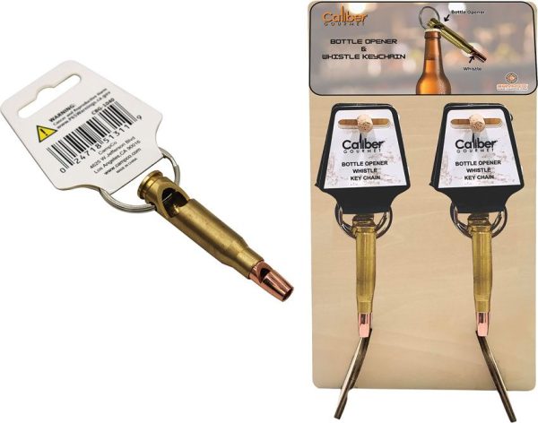 Caliber Gourmet Bottle Opener Keychain - 24 Pack