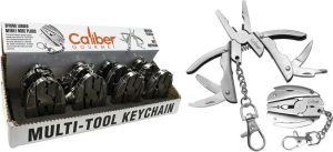 CBGDBPTL.jpg Caliber Gourmet Multi Tool Display - 12 Pack Keychain