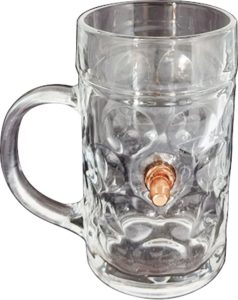CBGLMS1L.jpg Caliber Gourmet Last Man Standing Stein - Hand Sculpted Glass
