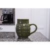 Caliber Gourmet Grenade Mug - Green Ceramic 22oz
