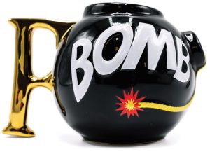CBGM1060.jpg Caliber Gourmet F Bomb Ceramic Mug - 16 oz
