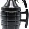 CBGM1069.jpg Caliber Gourmet Grenade Mug with Lid - 22 oz Black