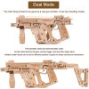 Caliber Gourmet Rubber Band Gun Puzzle - 188 Piece Machine Gun