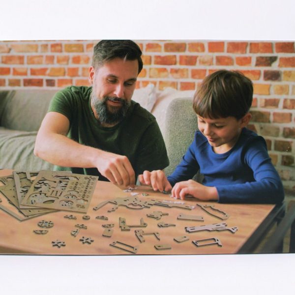 Caliber Gourmet Wood Knife Puzzle Set - Six 3D Models