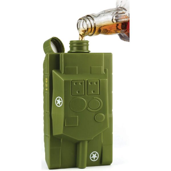 Caliber Gourmet Tank Flask - BPA-Free 16 oz Green