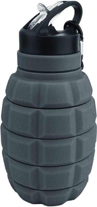 CBGTMSGRENADE.jpg Caliber Gourmet Collapsible Grenade Bottle - 580mL