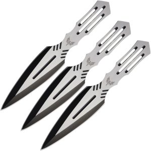 Combat Ready Throwing Knife Set - Stainless One-Piece