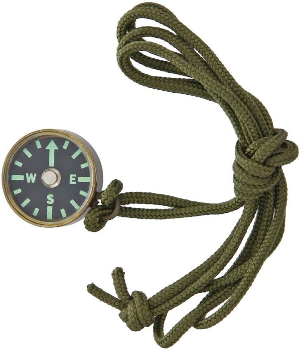 CBR337.jpg Combat Ready Compass Neck Lanyard - Antique Brass