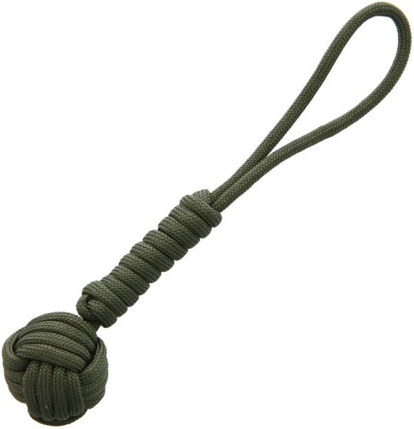 Combat Ready Monkey Fist OD Green - Paracord Tool