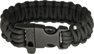 CBR359.jpg Combat Ready Survival Bracelet Black - Paracord Wearable