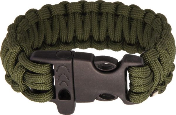 CBR360.jpg Combat Ready Survival Bracelet OD Green - Paracord Wearable