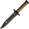 Combat Ready Fixed Blade Desert Tan Survival Knife