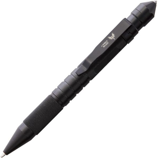 Combat Ready Tactical Pen Black Aluminum Glass Breaker