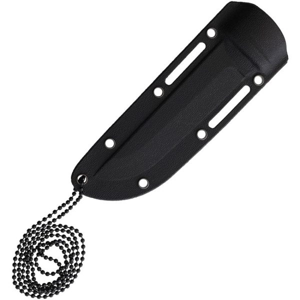 Combat Ready Fixed Blade Black - 4 inches Drop Point