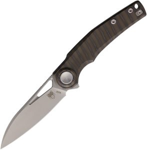 Cobratec Apex Button Lock Folding Knife M390 Titanium