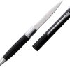 Cobratec Pen Knife Fixed Blade - Black Aluminum