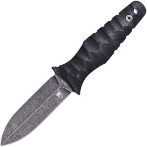 Cobratec Claymore Dagger Fixed Blade 14C28N Stainless Black G10