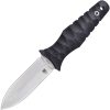 CBTCLDNSSS.jpg Cobratec Claymore Dagger Fixed Blade 14C28N Stonewash Black G10
