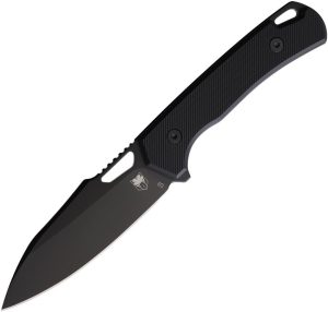 Cobratec Wolverine Fixed Blade Black D2 Steel with Sheath