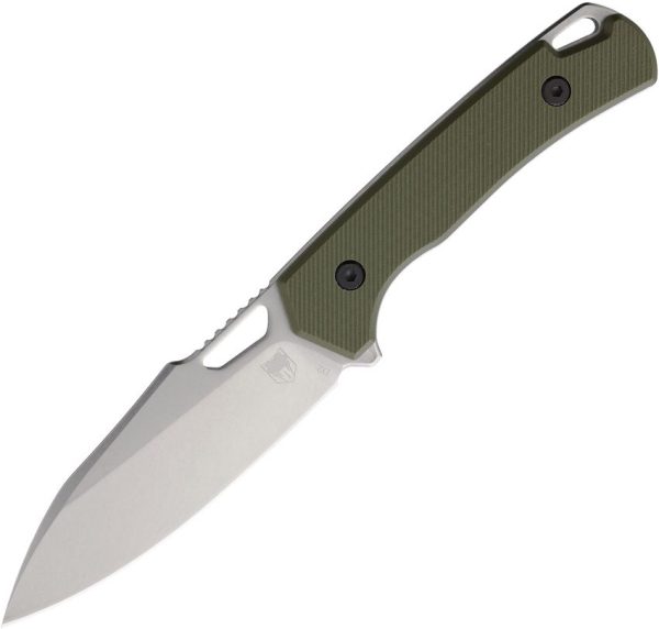 Cobratec Wolverine Fixed Blade OD Green 4.13" D2 Steel