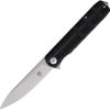 Cobratec Kuzio Linerlock Black D2 Steel Folding Knife