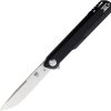 Cobratec Monarch Linerlock Black Folding Knife D2 Steel 3.5"