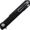 Cobratec Monarch Linerlock Black Tanto Folding Knife D2 Steel