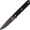 Cobratec Outdoor Warrior Fixed Blade Knife D2 Steel Black G10