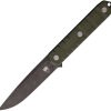 Cobratec Outdoor Warrior Fixed Blade Knife D2 Steel Green G10