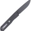 Cobratec Prowler Button Lock Folding Knife D2 Black G10