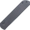 Cobratec Prowler Button Lock Folding Knife D2 Black G10